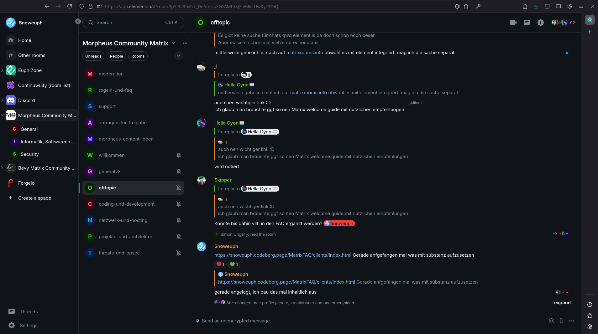 Element Desktop Screeshot