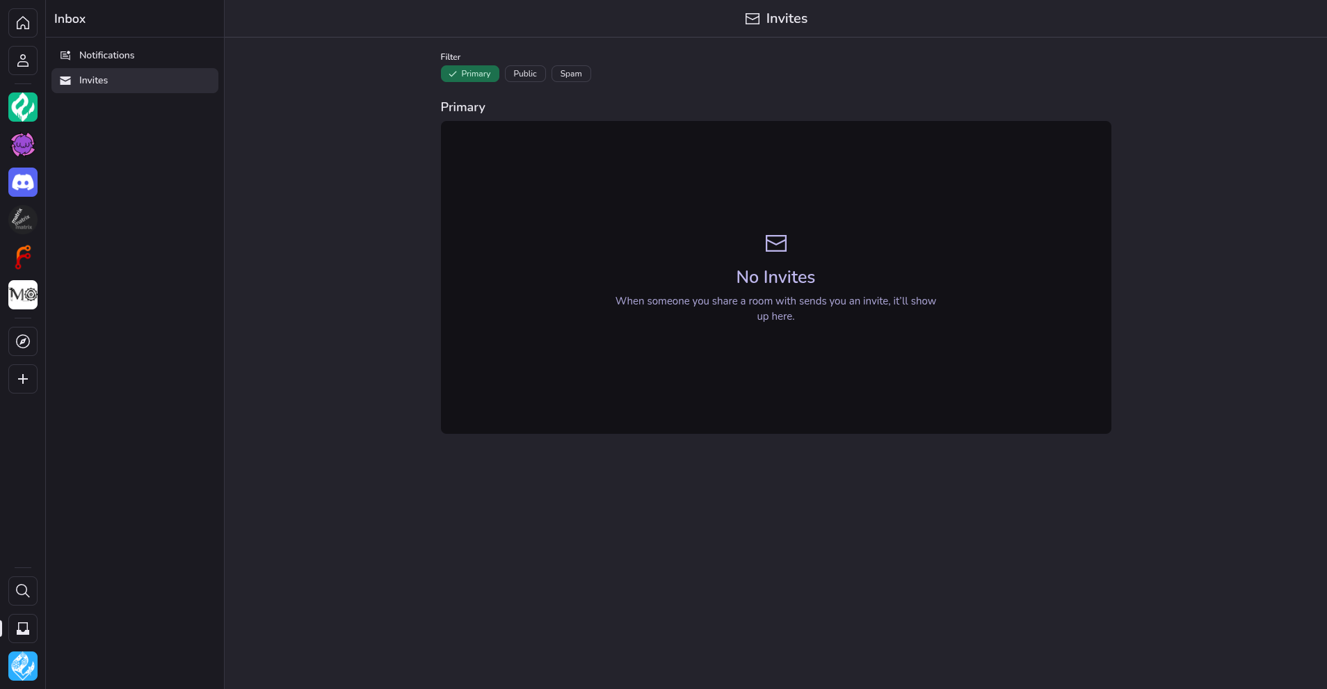 Sable Desktop Screesnhot of the Invites Page